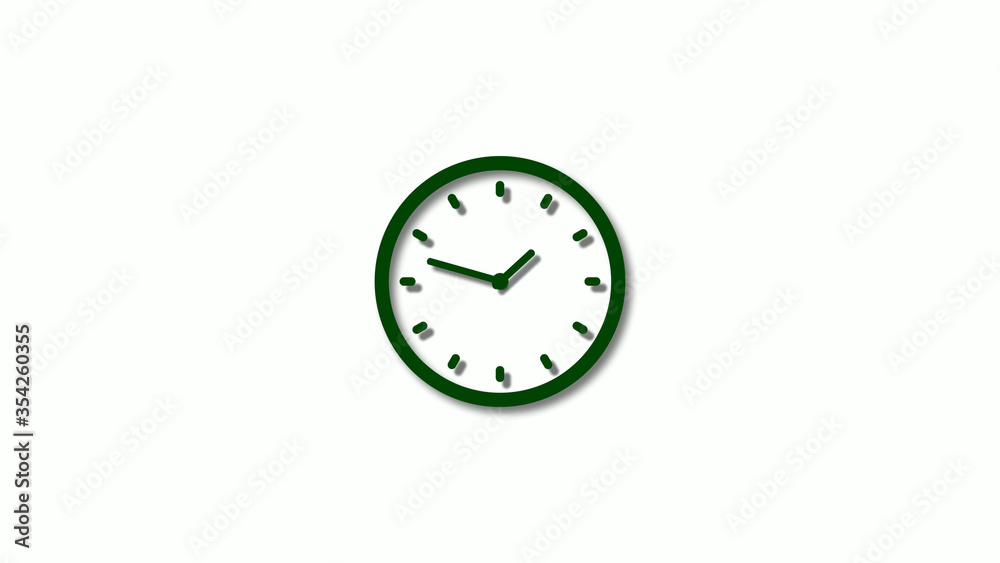 3d green 3d clock isolated on white background,New clock icon 3d green 3d clock isolated on white background,New clock icon