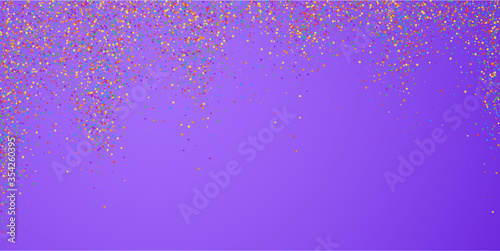 Festive confetti. Celebration stars. Colorful conf photo