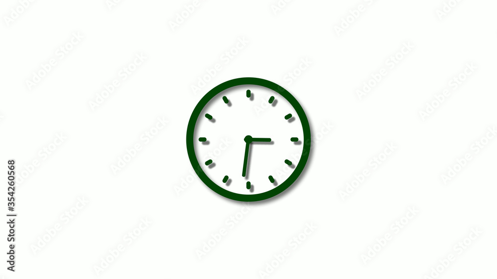 3d green 3d clock isolated on white background,New clock icon 3d green 3d clock isolated on white background,New clock icon