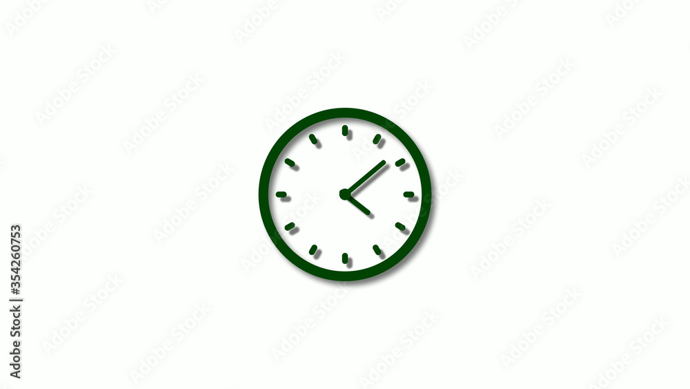 3d green 3d clock isolated on white background,New clock icon 3d green 3d clock isolated on white background,New clock icon