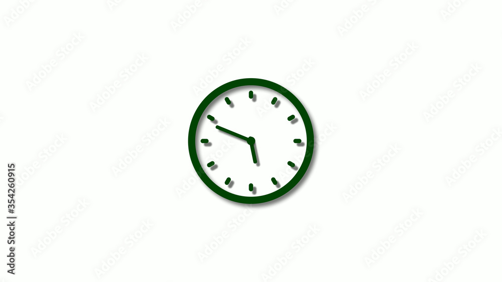 3d green 3d clock isolated on white background,New clock icon 3d green 3d clock isolated on white background,New clock icon