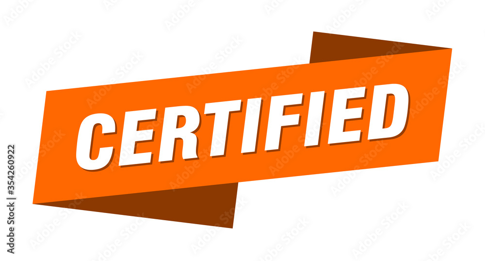 certified banner template. certified ribbon label sign certified banner template. certified ribbon label sign