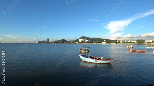 Wallpaper Mural Panoramic view of Sriracha city with bay Torontodigital.ca