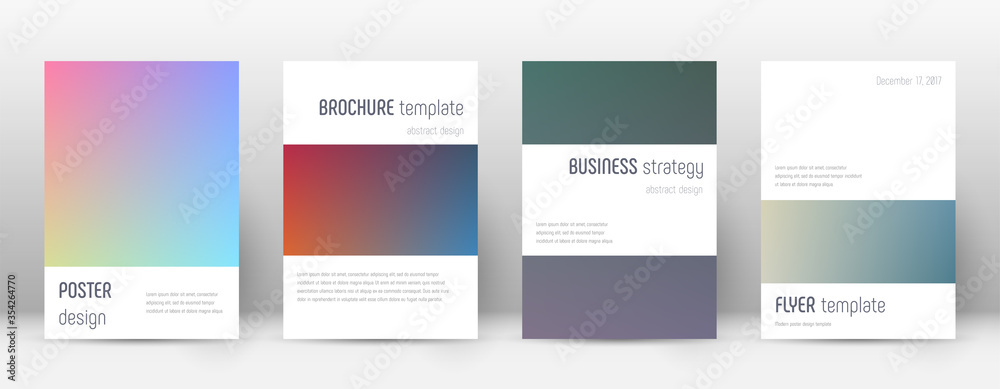 Flyer layout. Minimalistic shapely template for Br Flyer layout. Minimalistic shapely template for Br
