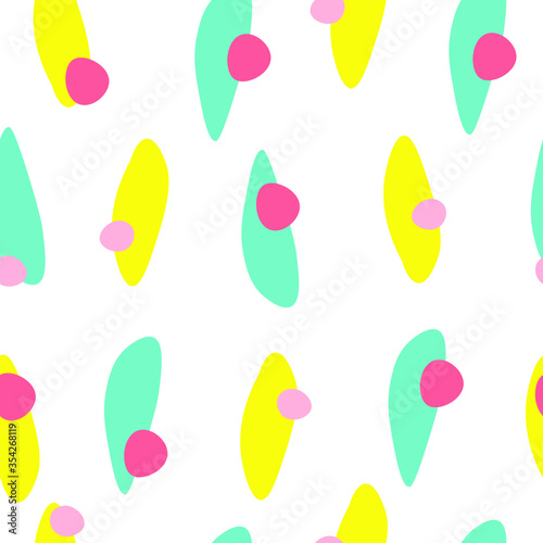 Modern Surface Pattern Design, Repeating Colourful Pattern for Backgrounds, Wallpaper, Prints and Textiles