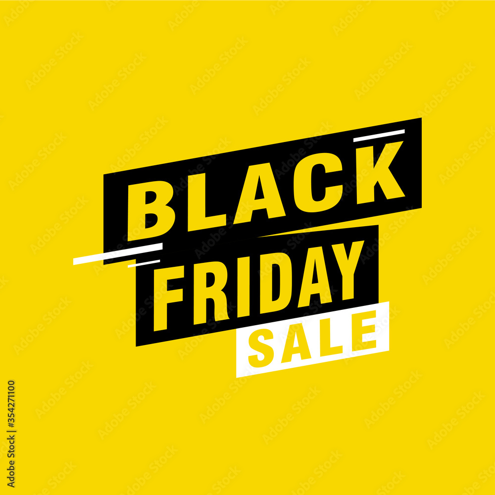 Black Friday sale inscription design template. Black Friday banner. Vector illustration Black Friday sale inscription design template. Black Friday banner. Vector illustration