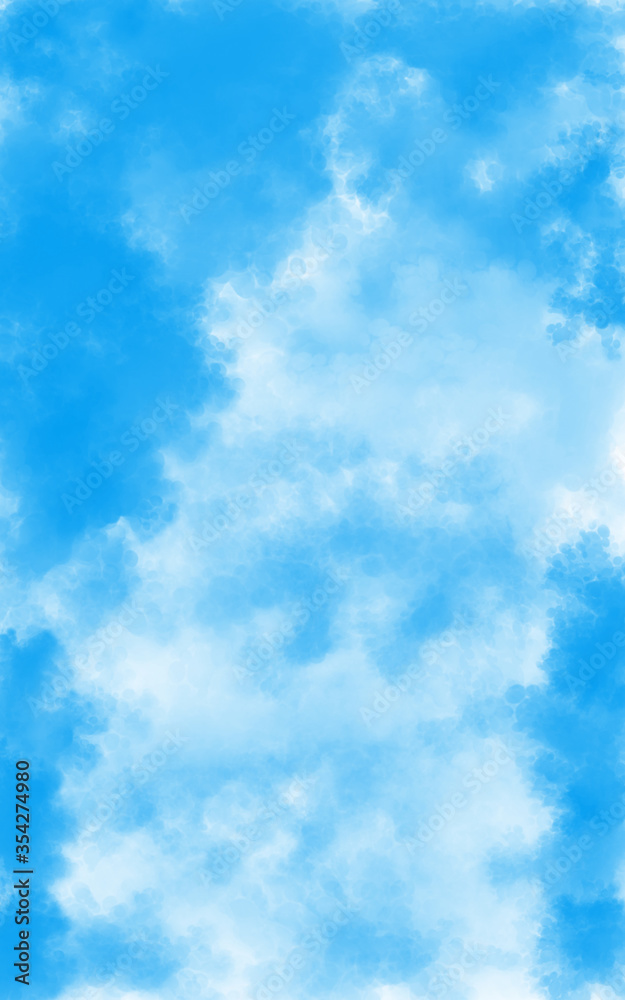 blue sky with clouds