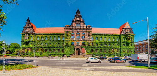 WROCLAW,POLAND. Building Of National Museum In Sunny Day. Muzeum Narodowe.