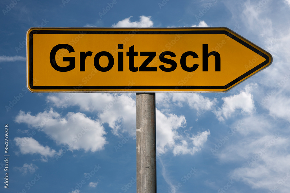 Wegweiser Groitzsch