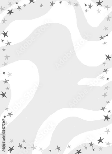 фотографія Background monochrome illustration pattern with cartoony doddles and charecters