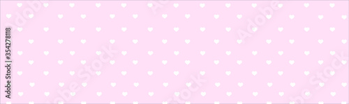 Vector background with hearts. Pink background to decorate the maiden party. Paper design for a little princess. Bright pink abstract pattern for inviting kids.