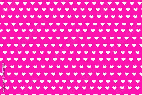Vector background with hearts. Pink background to decorate the maiden party. Paper design for a little princess. Bright pink abstract pattern for inviting kids.