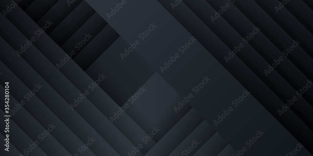 Obraz premium 3D Black Presentation Background
