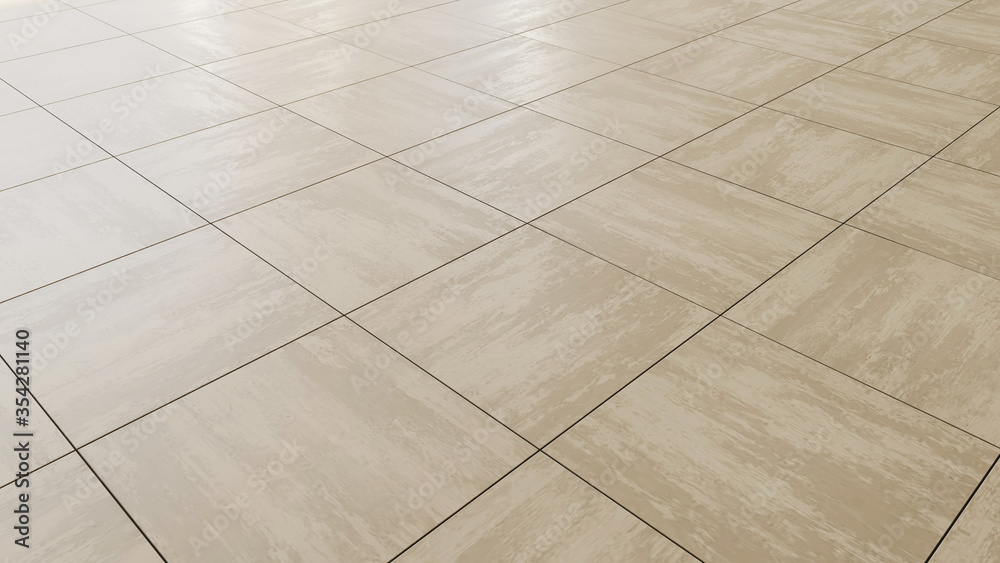 pavimento di piastrelle in gres porcellanato beige tortora Stock Photo |  Adobe Stock