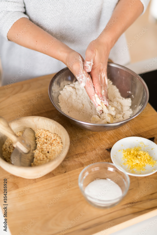 Fototapeta premium Brot backen