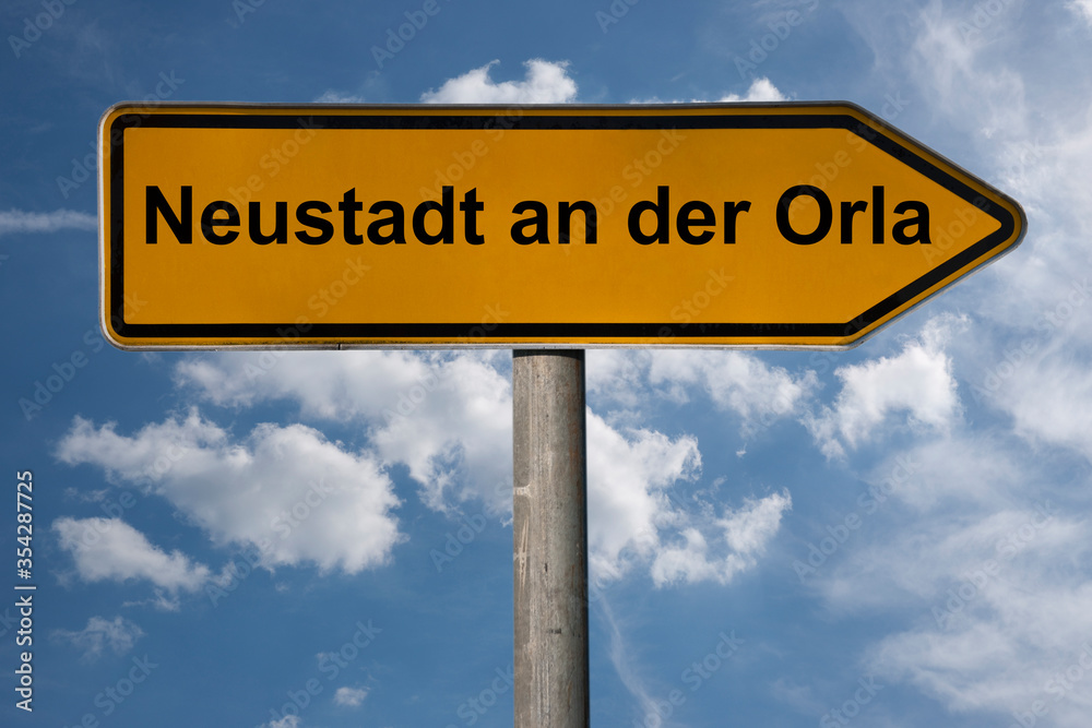 Wegweiser Neustadt an der Orla Wegweiser Neustadt an der Orla