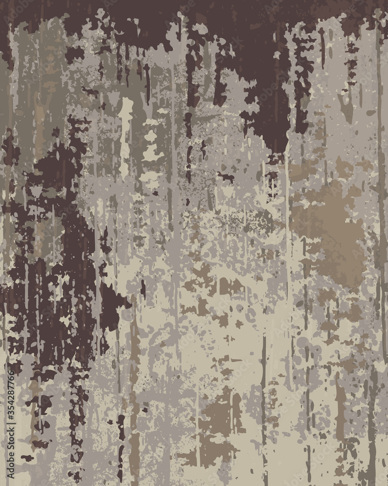 Obraz premium Old wallpaper texture. Peeling paint. Layers of different pale colors