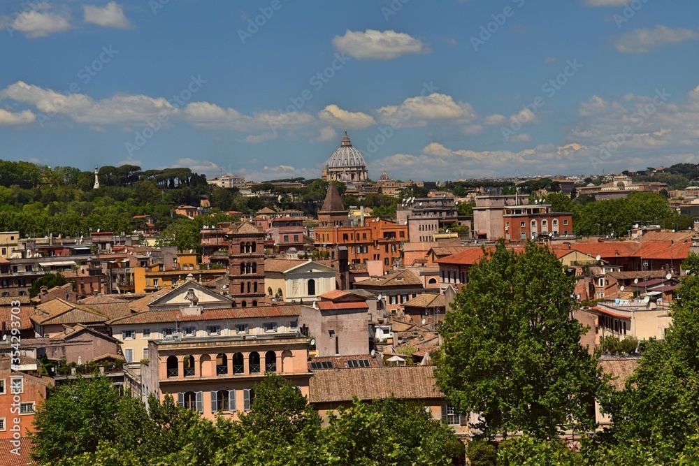 View from Giardino degli Aranci in Rome
