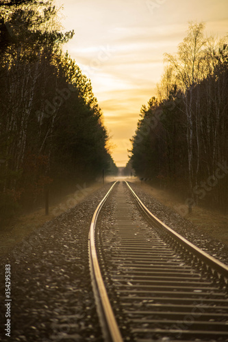 Bahnschiene stillgelegt