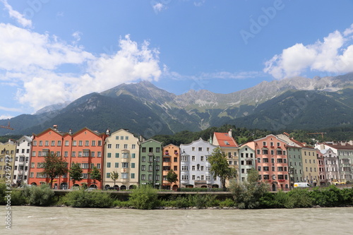 Houses on the lake, Austria, alps,  Innsbruck © ilya