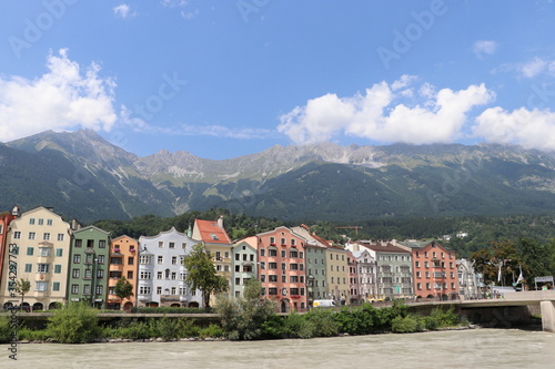 Houses on the lake, Austria, alps,  Innsbruck © ilya