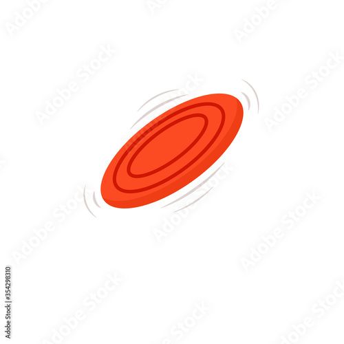 Clay target icon. Clipart image isolated on white background