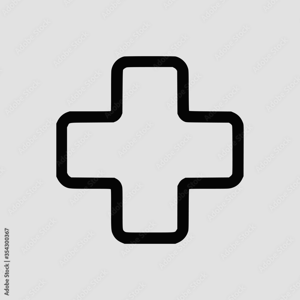 Vector Illustration of A Medical Sign Icon | Vector Line Icon | Medical Healthcare Vector Icon | Single Vector Icon Vector Illustration of A Medical Sign Icon | Vector Line Icon | Medical Healthcare Vector Icon | Single Vector Icon