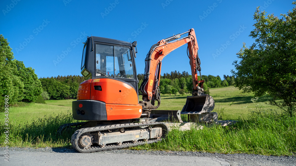 Fototapeta premium Bagger