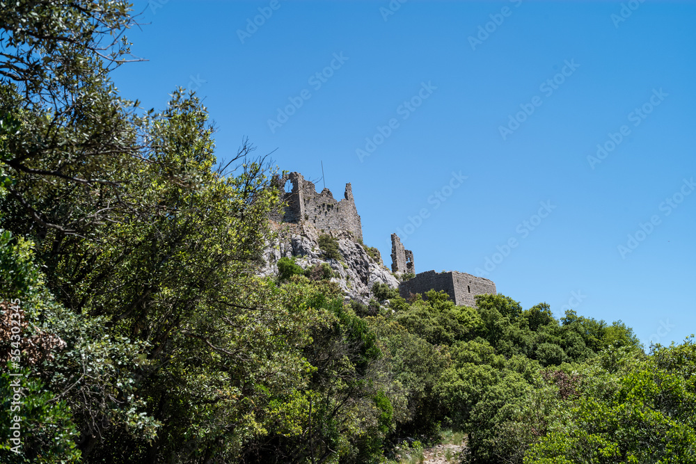 ruins of the castle of Montferrand Sud de france