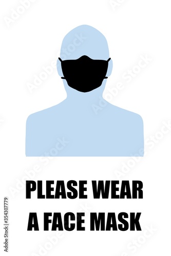 Please wear a face mask