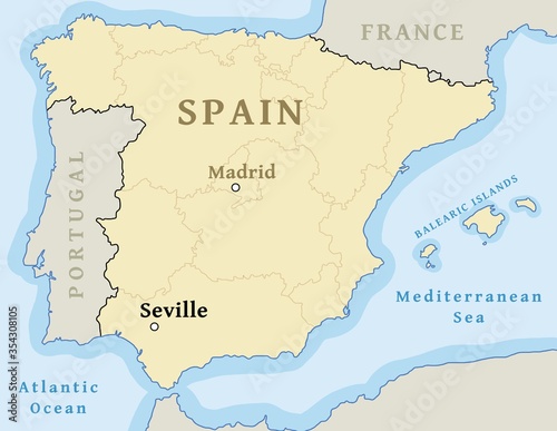 Seville map location