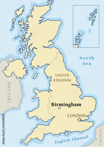 Birmingham UK map location
