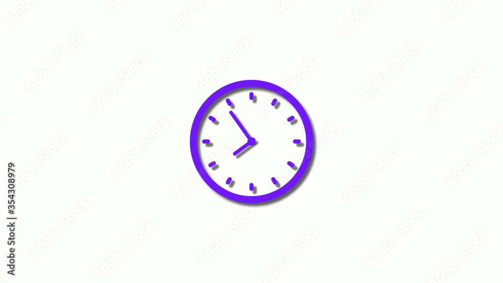 New purple color 3d clock icon on white background,clock images New purple color 3d clock icon on white background,clock images