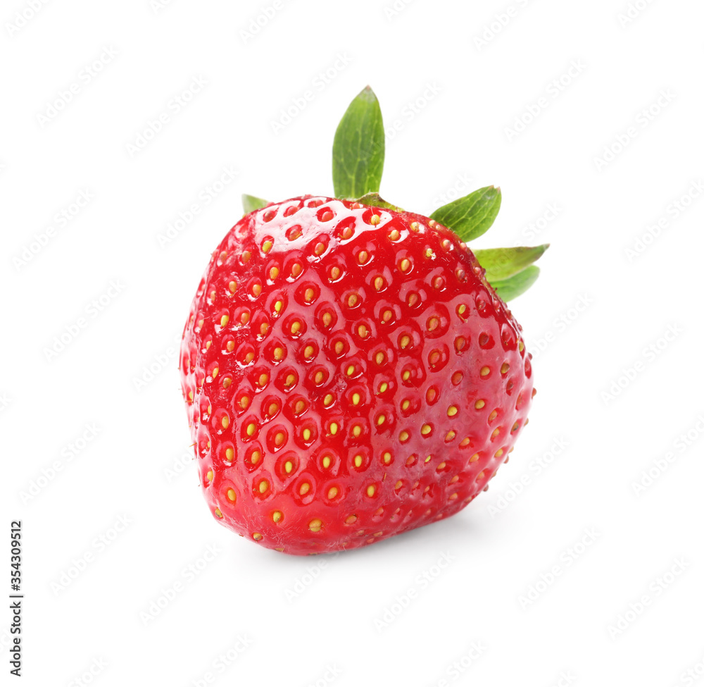Delicious fresh ripe strawberry isolated on white Delicious fresh ripe strawberry isolated on white