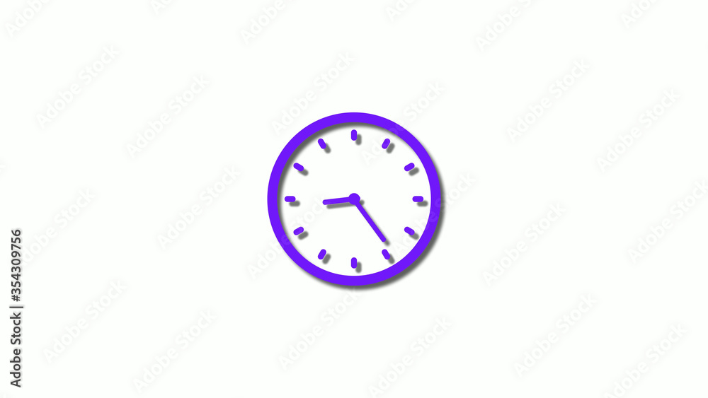 New purple color 3d clock icon on white background,clock images New purple color 3d clock icon on white background,clock images
