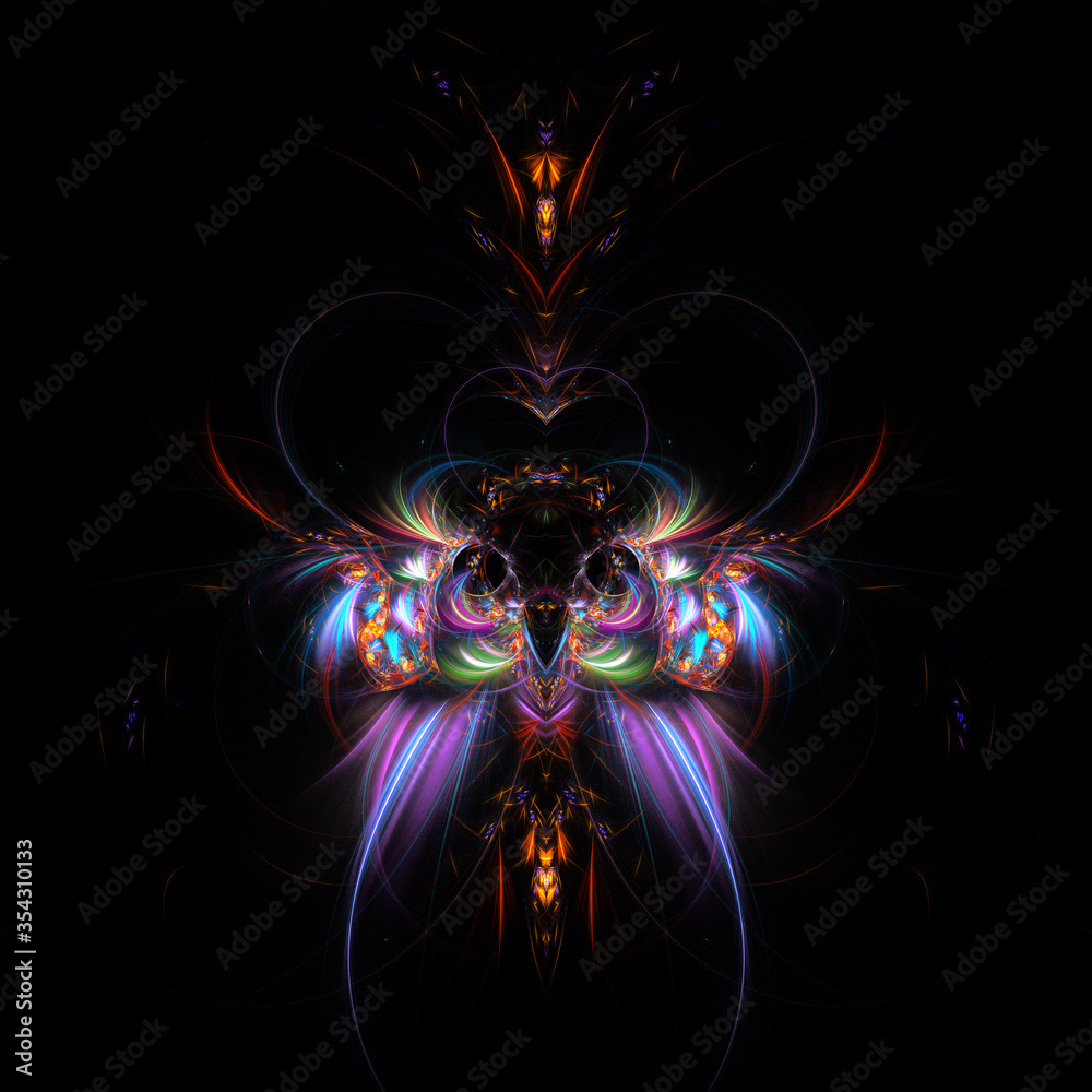 Abstract colorful sun-wukong cloak Abstract colorful sun-wukong cloak