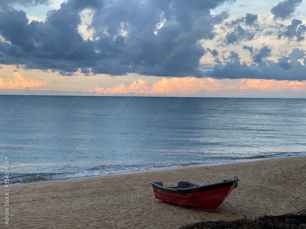 boat on the beach