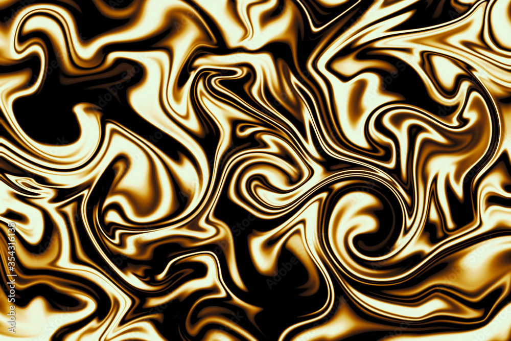 Obraz premium copper melting fluid abstract background. Gold or copper material.