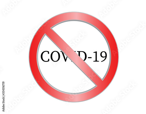 Free Download No Sign with Covid19 written in it - GFXLoad