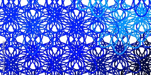 Light BLUE vector pattern with lines.