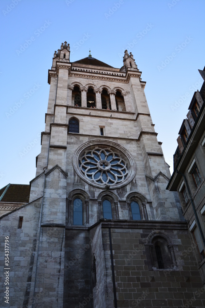 Église Vieille Ville de Genève Suisse 