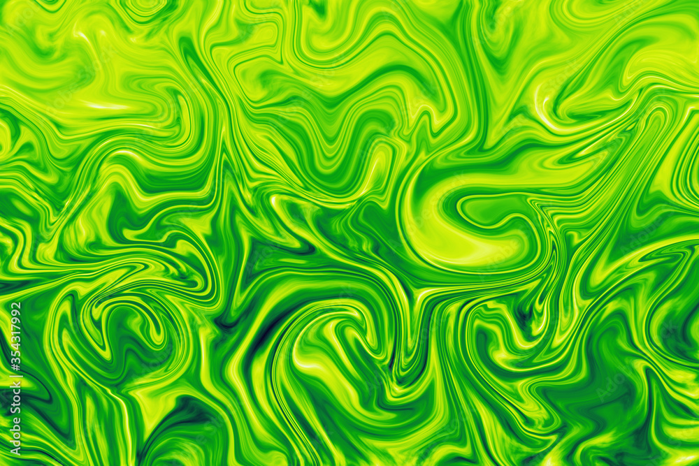Stockillustratie green slime fluid abstract background. swamp