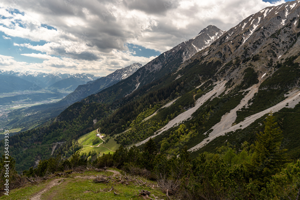 high mountain landscape,Karwendel