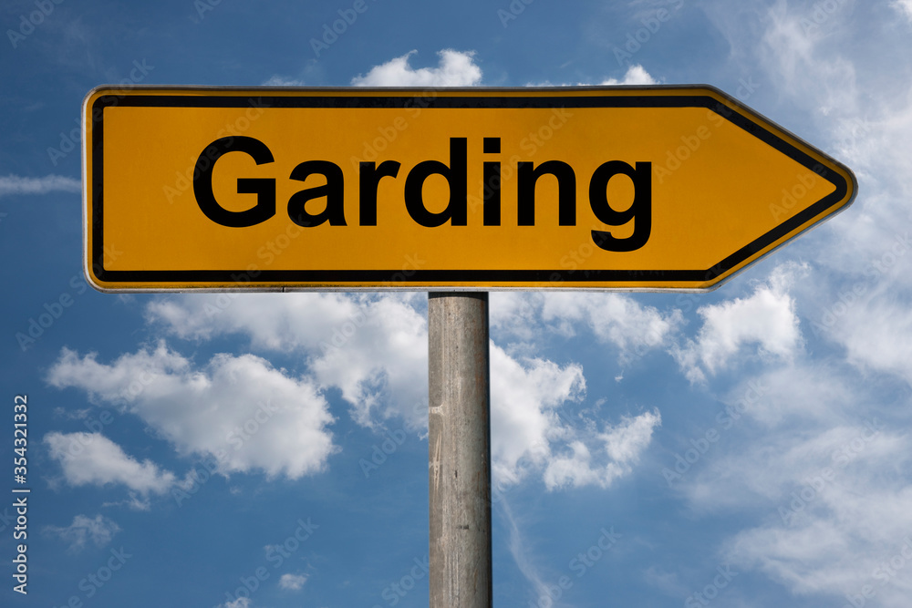 Obraz premium Wegweiser Garding