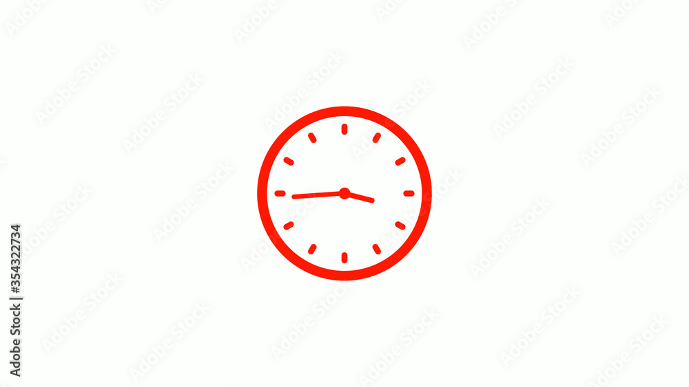 New red clock animation,clock icon,counting down clock icon New red clock animation,clock icon,counting down clock icon