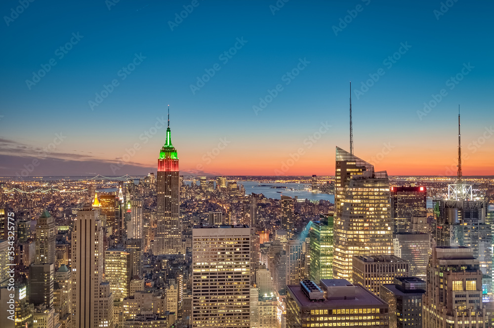 Obraz premium Downtown Manhattan in New York, United States.