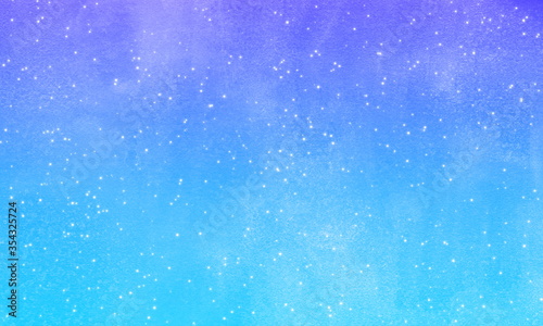 Galaxy in watercolor style background