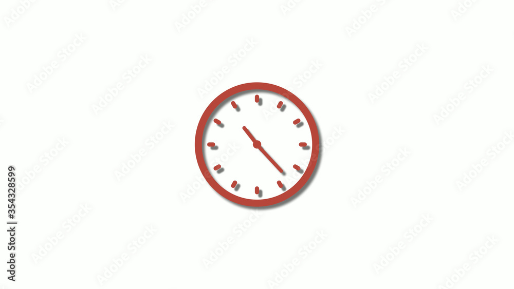 New red dark 3d clock icon,counting down clock icon,12 clock icon New red dark 3d clock icon,counting down clock icon,12 clock icon