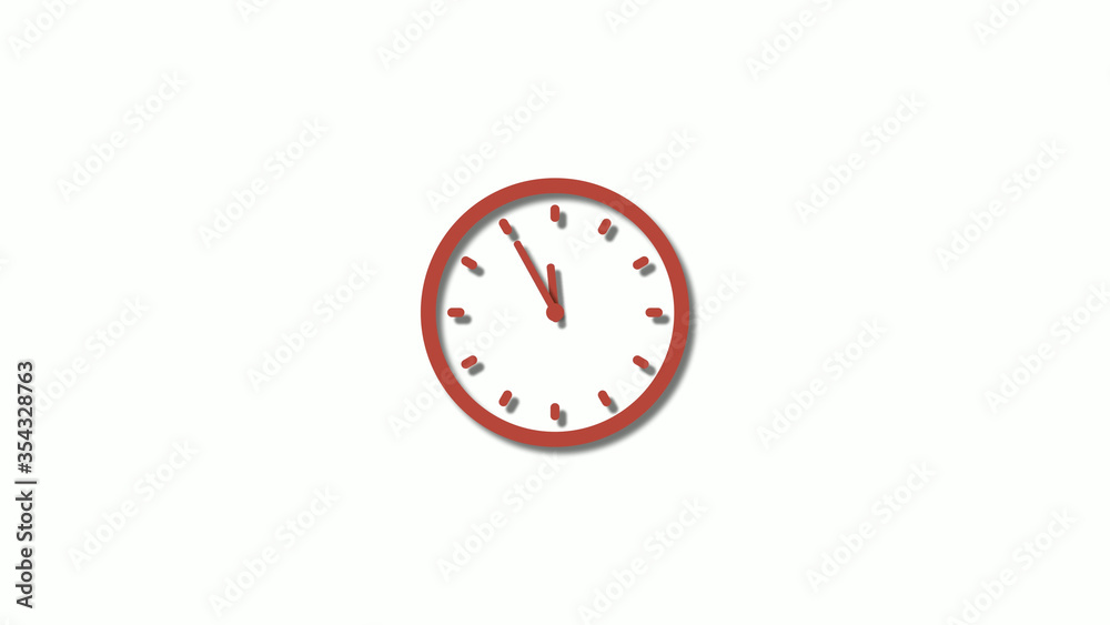 New red dark 3d clock icon,counting down clock icon,12 clock icon New red dark 3d clock icon,counting down clock icon,12 clock icon
