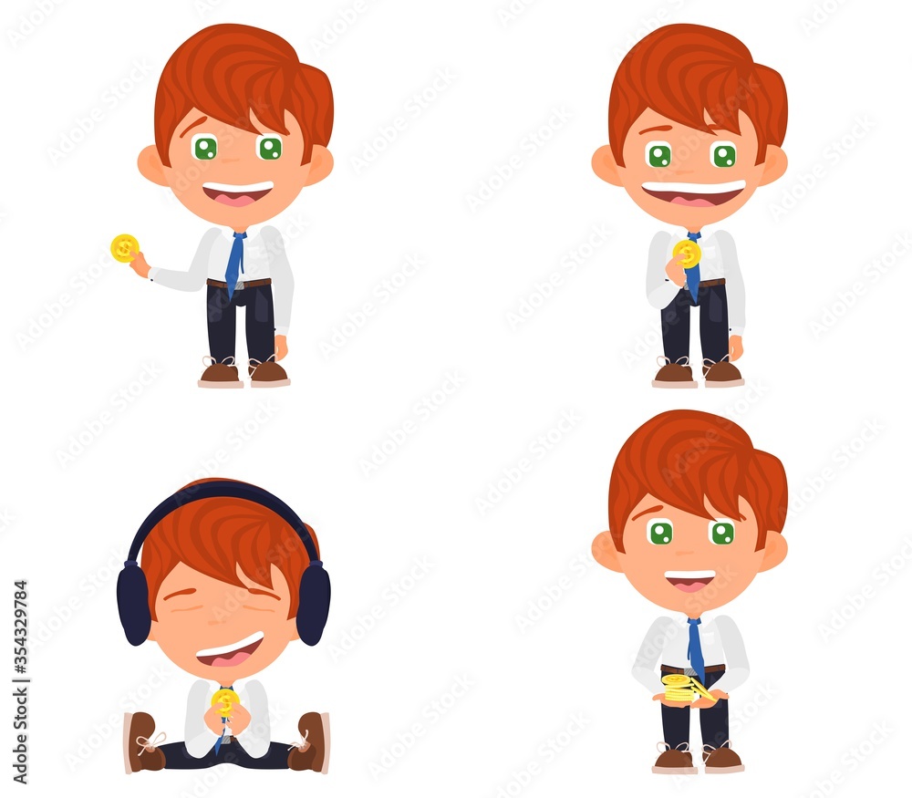redhead office worker with money in hands.picture redhead office worker with money in hands.picture